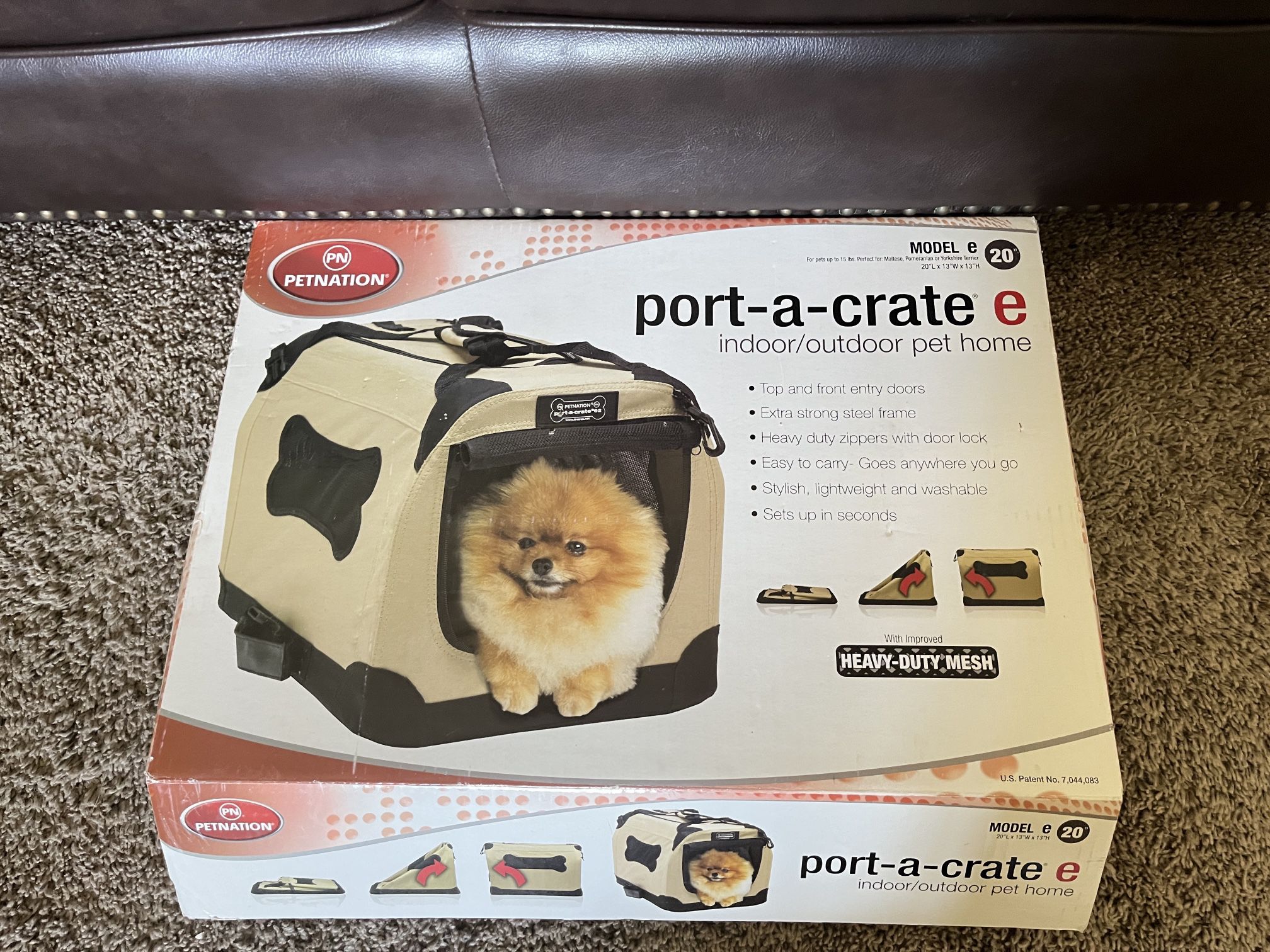 Small Fabric Portable Dog Crate