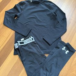 Under Armour Pants & Top Set Youth Large 