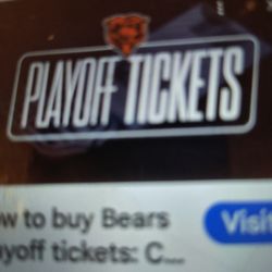 Tickets For The Bears Vs The Packers Playoffs 