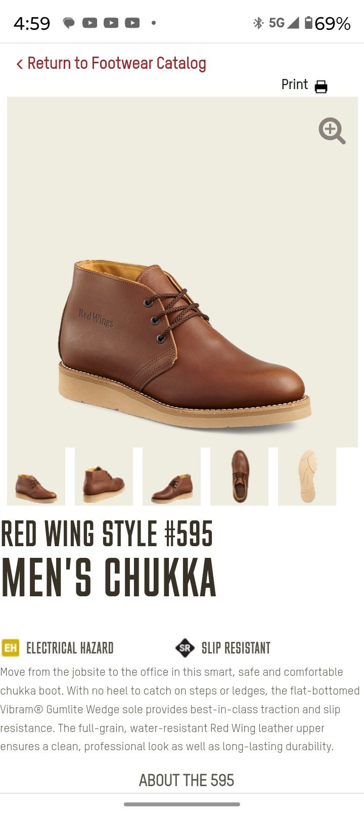 Red Wing Chuka Boots