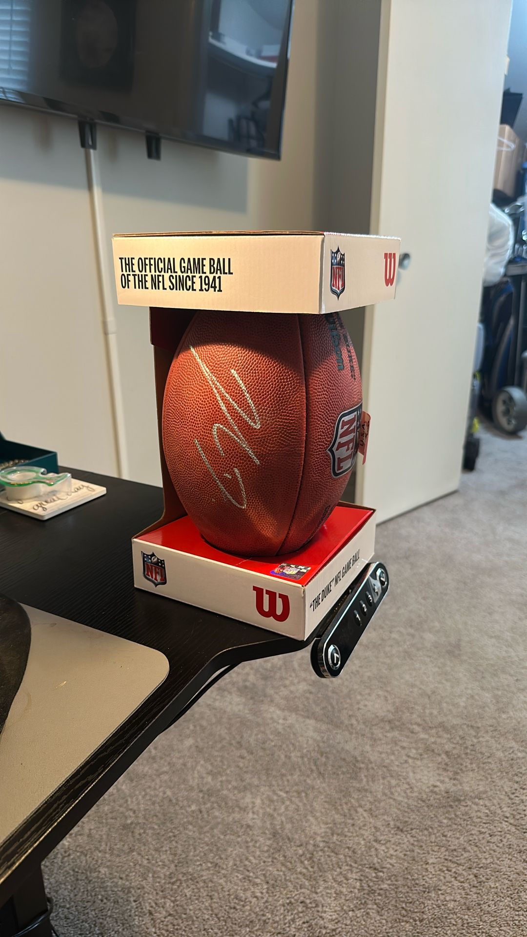 Jahan Dotson Signed Autographed NFL Football PSA Certified