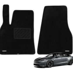 WENNEBIRD Superior Carpet Front Row Floor Mats for Tesla