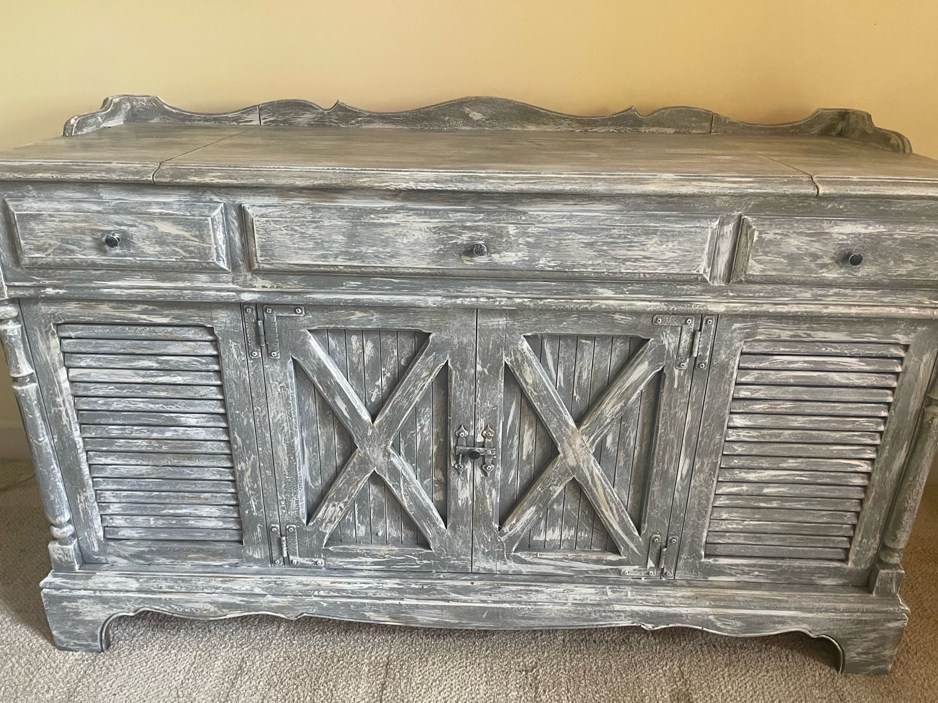 Vintage stereo console cabinet