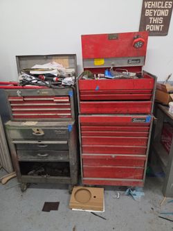 Vintage Snap-on Tool Boxes and Tools