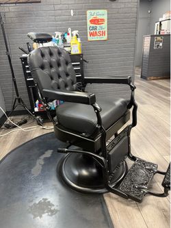 antique barber chair