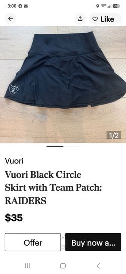 Vuori skirt with raiders logo SMALL