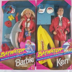 Baywatch Barbie And Baywatch Ken 13199/13200