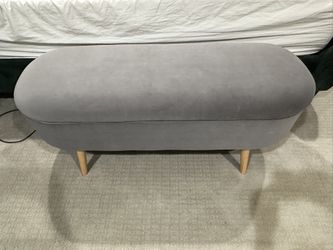 Beautiful Gray Ottoman