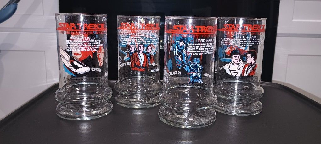 Star Trek Glasses Set Of 4