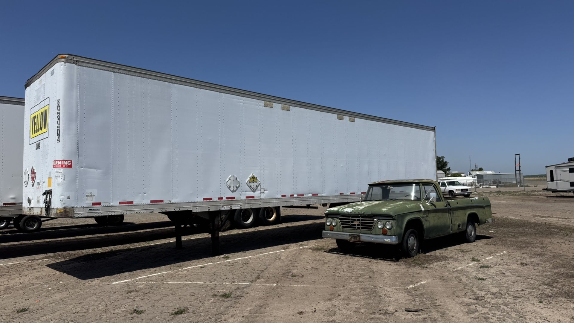 Trailer Dry Van storage Container
