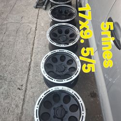 Selling 5rims 17x9 5x5.0 I Dont Know What Vehicle Fits Them On. $180 For 5rims!45N/wetd Rd.77037