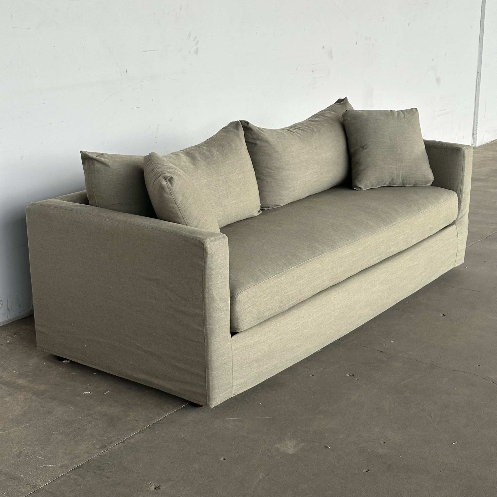 Crate And Barrel Willow Slipcovered Sofa -Delivery Available