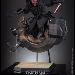 Star Wars Darth Maul with Sith Speeder 2.0 Figure 1/6 Hot Toys New