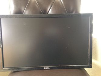 19" Dell flat screen computer monitor