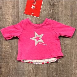 New American Girl 18" Doll Split Back Shirt