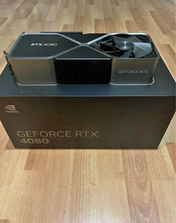 Nvidia GeForce RTX 4080 Founders Edition Graphic Card Includes Original Box And Accessories