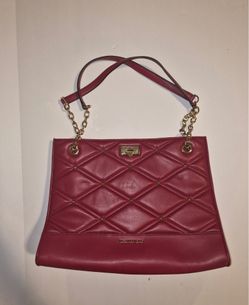 Michael Kors Red Quilted Tote