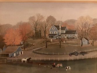 Signed/Framed Lithograph by Michel Delacroix (French Born 1933)