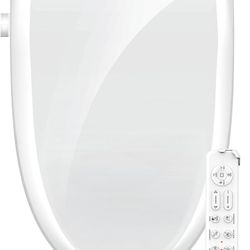 new inbox Electric Bidet Toilet Seat with Adjustable Heated Seat and Instant Warm Water,
