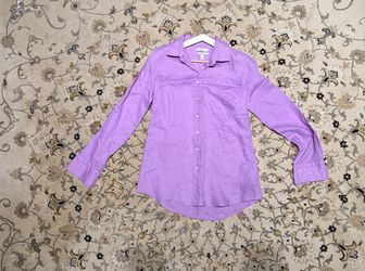 J.CREW Perfect Shirt - Purple – Size 00