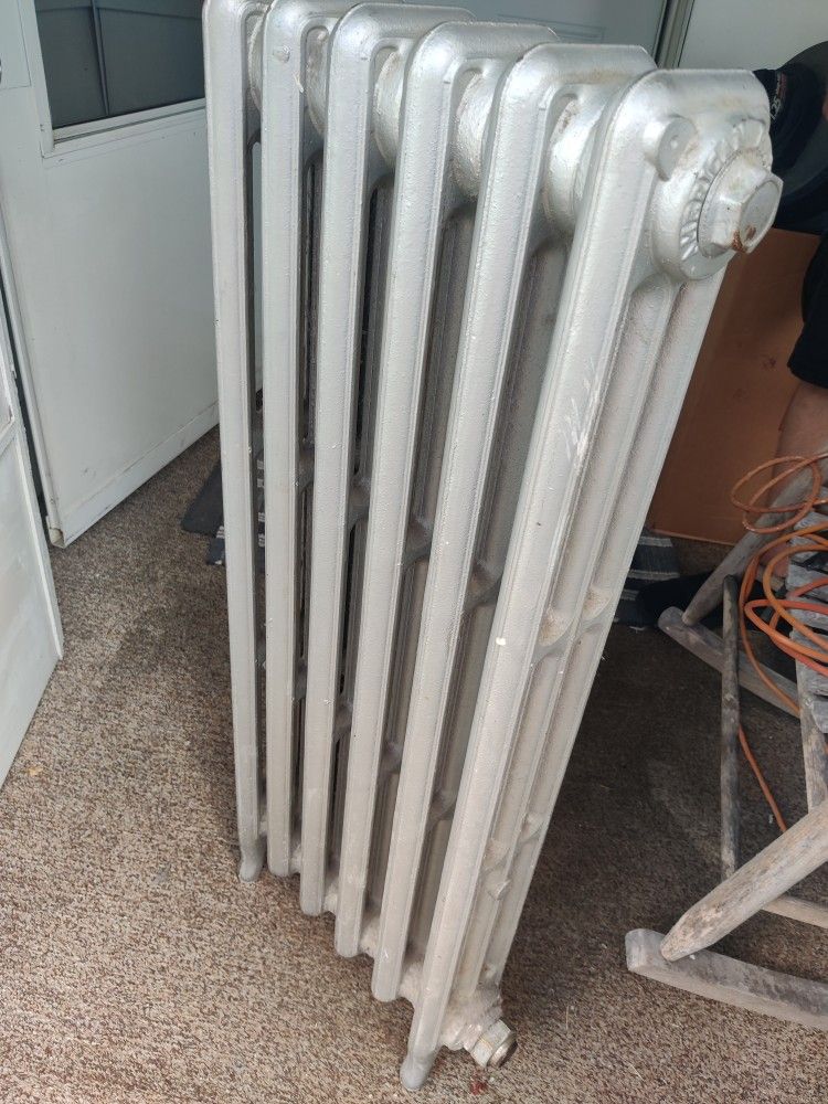 Radiator, 38 X 16, 6 Fins Radiator, 1-1/4" Inlet, 4-1/2" Deep