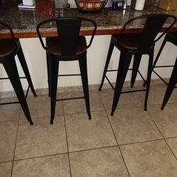 Set of 4 Matching Bar Stools