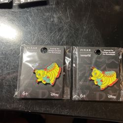 2 X Disney/Pixar Caterpillar Pins