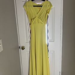 Vintage Yellow Dress
