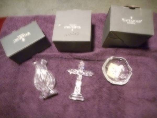 3 PIECES WATERFORD CRYSTAL