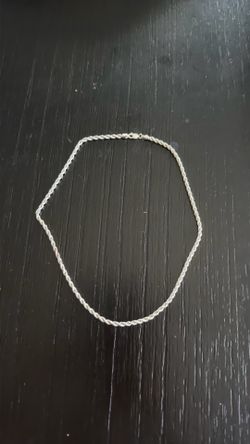 silver rope chain