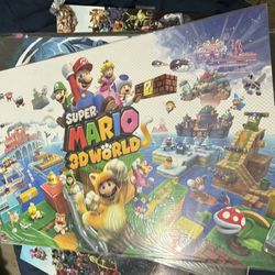 Super Mario 3D World Poster 