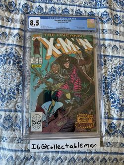 Uncanny X-Men # 266 CGC 8.5 White Pages Key Issue Gambit 1st Full Apperance