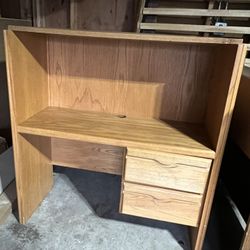 Solid Wood Desk - Oak 