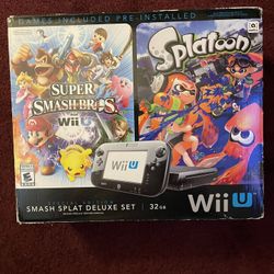 Wii U Console (1) With Power Cord (3), HDMI Cord (5), Gamepad Stand (8), But No Gamepad)