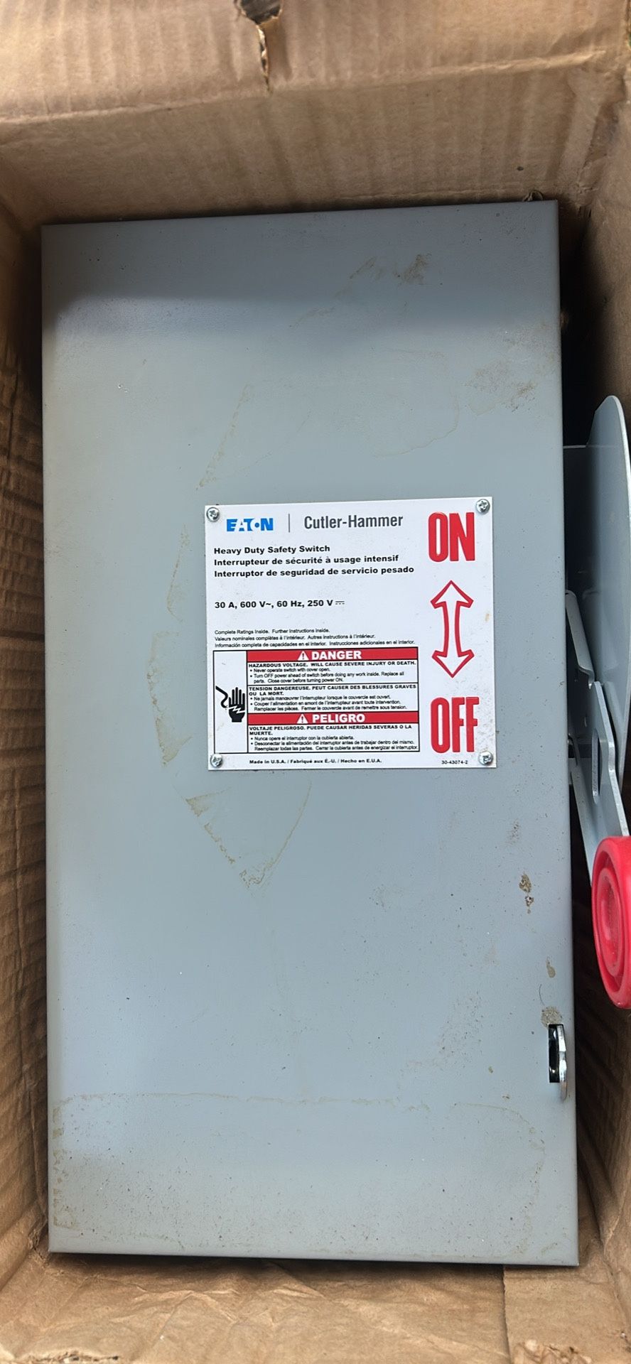 Heavy Duty Safety Switch Brand New