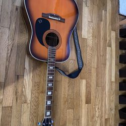 Vintage Aria Acoustic Guitar 
