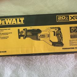 🟡⚫️DEWALT Reciprocating Saw: Tool Only, 1 1/8 in Stroke Lg, 3,200 Max. Strokes per Minute, Straight