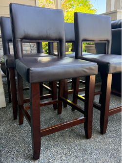 Nice 4 bar chairs