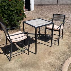 Patio Table And 2 Chairs
