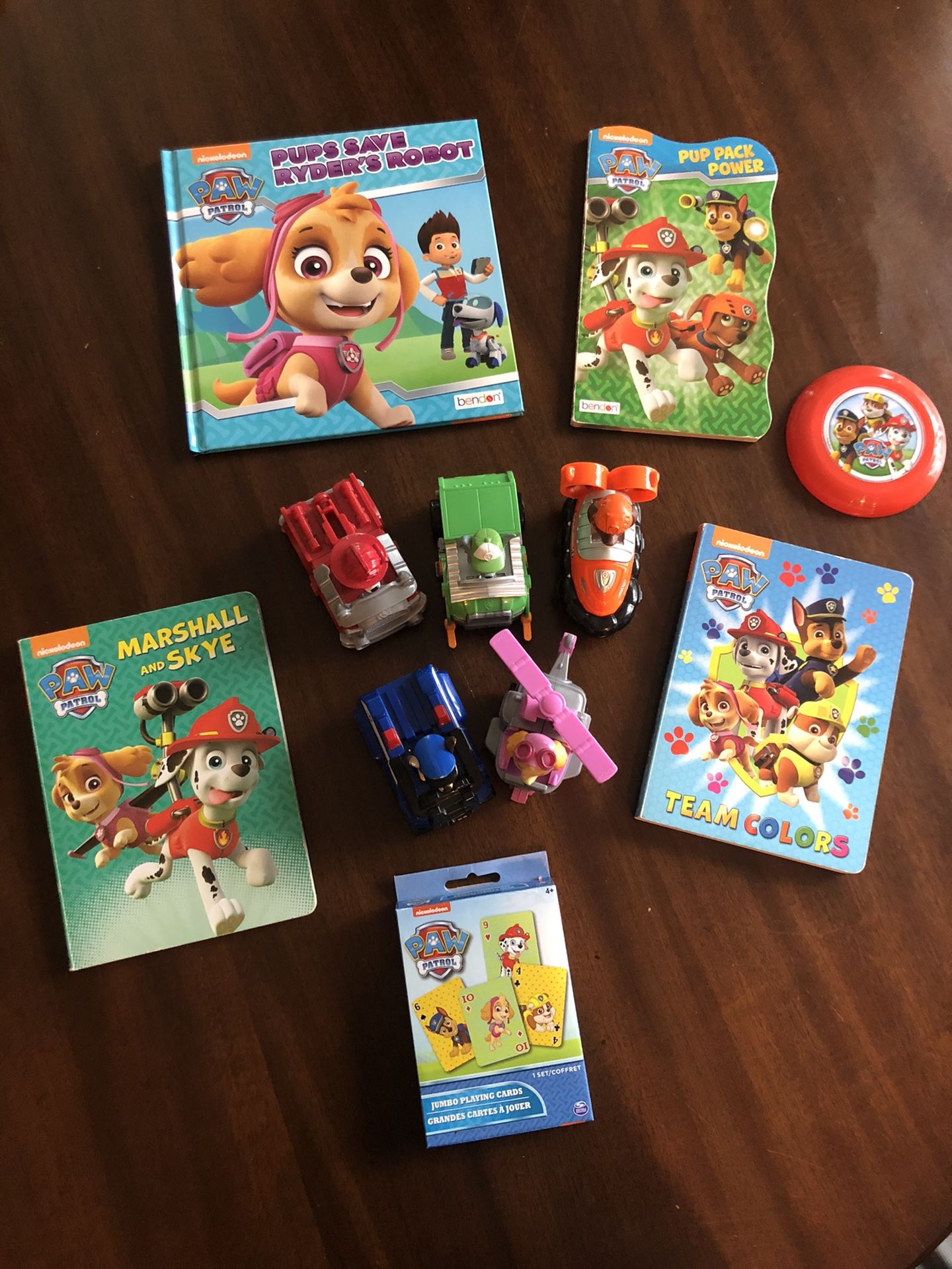 Paw Patrol Lot: Books, Toys, Cards