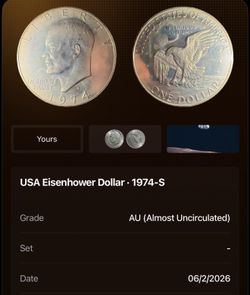 1974-S Eisenhower Dollar
