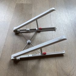 Portable/Foldable White Laptop Stand