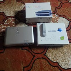 2 Projectors and 1 DVD player 