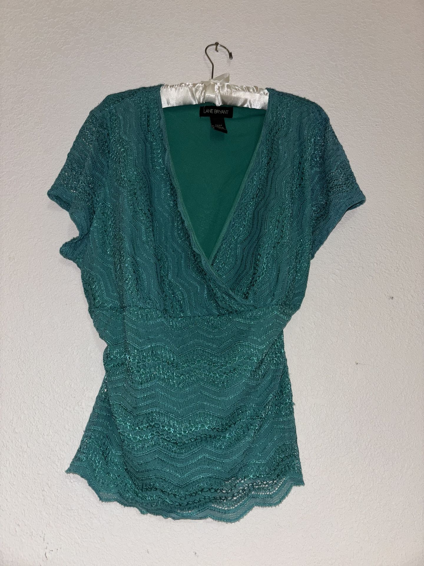 Teal Lane Bryant Blouse