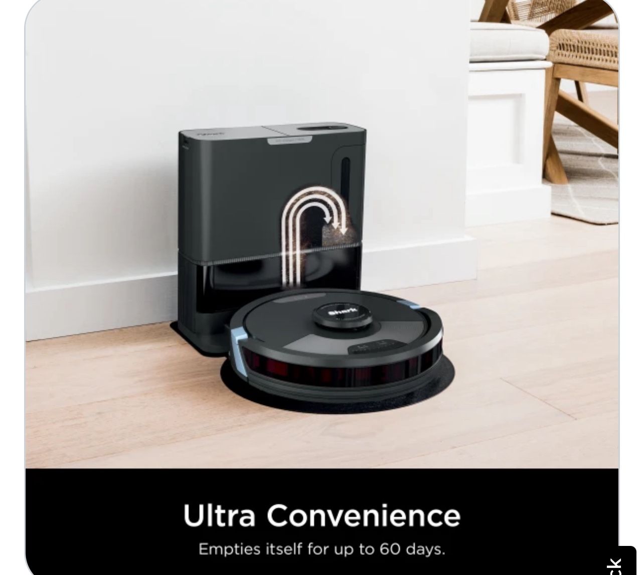 Shark Matrix™ Plus 2-in-1 Robot Vacuum and Mop with XL HEPA Self-Empty Base