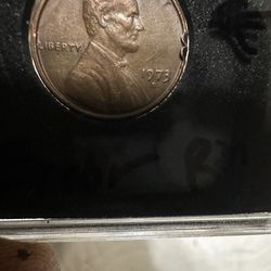 1973D Penny Error 