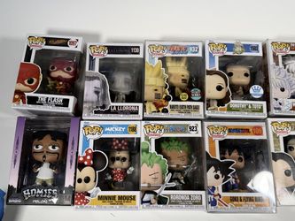 Funko Pop! Collection Lot – 11 Figures – Anime, Disney, Movies & More