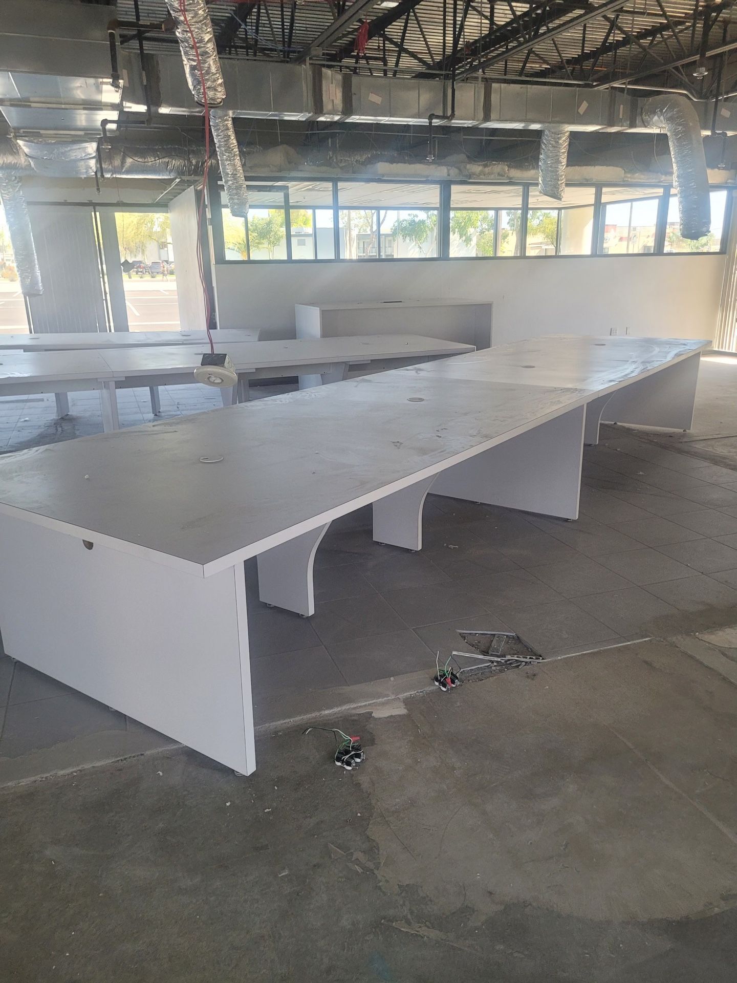 20x5ft Desk Tables - 7x3.5ft Standing Desk Table