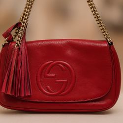 Hot Pink Patent Leather Gucci Cross Body 