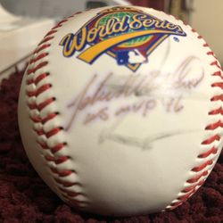 Baseball 1996 Signed By John Wetteland 